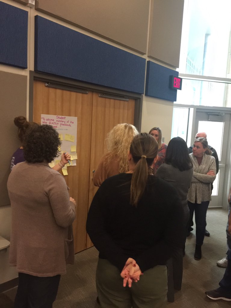 angela_kennedy2's tweet photo. With 688 collective years of experience in the room, we’ve got this! What an amazing first meeting with our ELA/SLA adoption committee! #studentsfirst #textsmatter #emselar https://t.co/5mkZuFhfaE