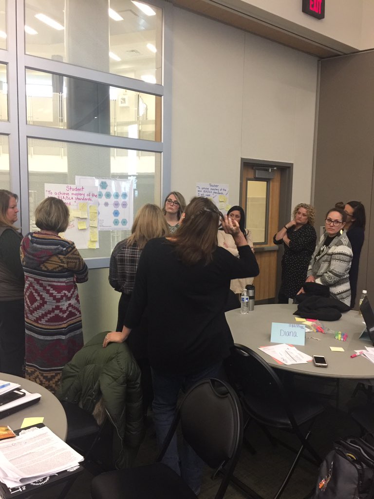 angela_kennedy2's tweet photo. With 688 collective years of experience in the room, we’ve got this! What an amazing first meeting with our ELA/SLA adoption committee! #studentsfirst #textsmatter #emselar https://t.co/5mkZuFhfaE