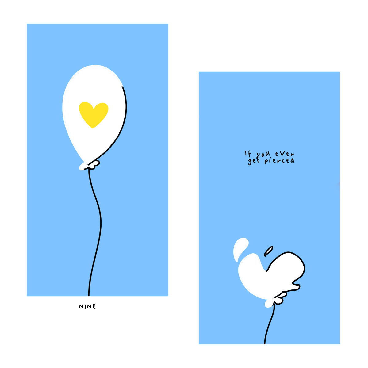 ninelifetimes's tweet image. A balloon of hope #NINE