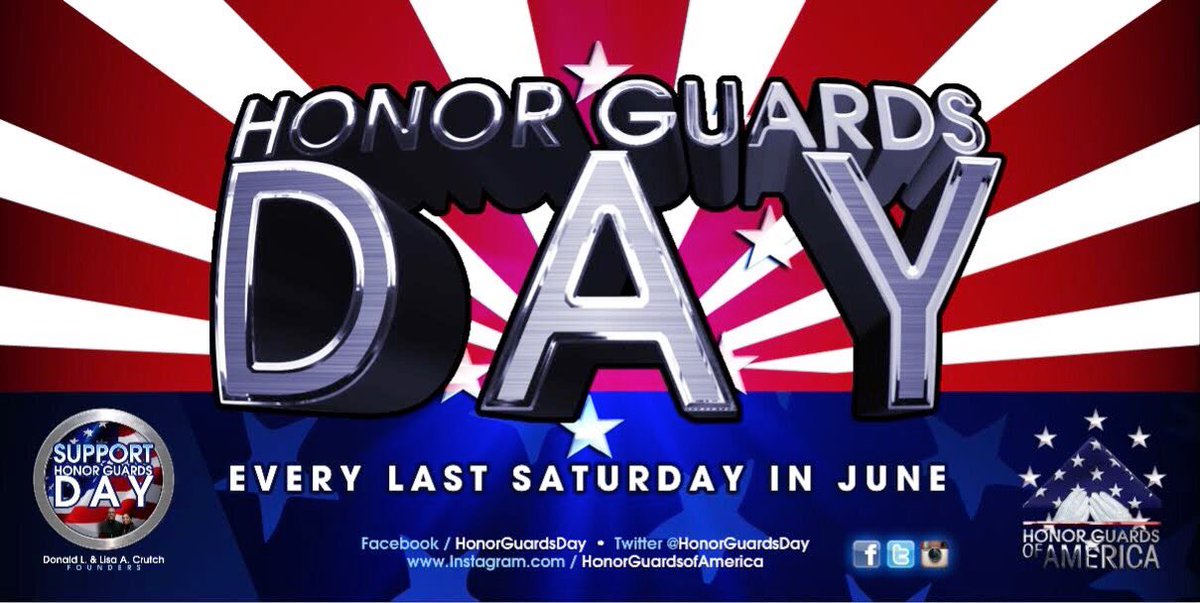 #honorguardsofamerica🇺🇸 We want you to share, repost or retweet this to every #honorguard you know. Please join us next year in recognizing all #military #firstresponders #homelandsecurity and #corrections honor guards nationwide for Honor Guards Day in Florida June 29th 2019 8am
