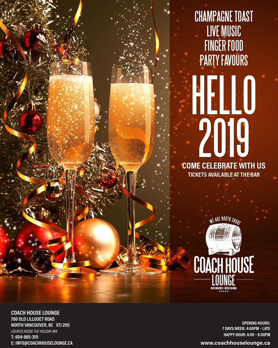 CoachHouseVan's tweet photo. What your plan for new year celebration? https://t.co/6MAXHnIOzK
