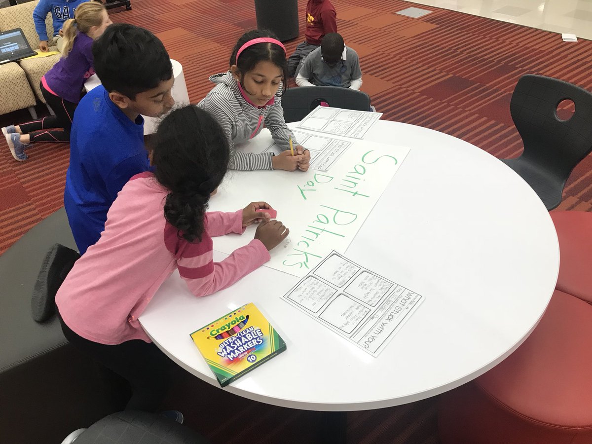 MrsBarbersBuzz's tweet photo. Day 4: The Action. Students conducted research on a holiday of their choice and chose a way to present their research. So many creative ways! Google Slides, Commercials, Newscasts, Posters, etc. So fun to see how their little minds think! #12DaysTwitter #OurFISDStory https://t.co/P0WZRMvKCP