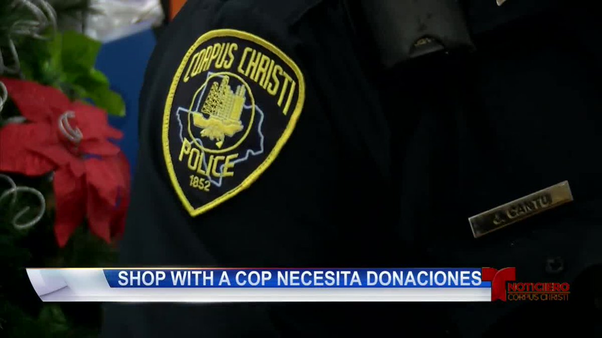 NinaMartinezCC's tweet photo. El departamento de policía de Corpus Christi busca donaciones para el programa anual Shop with a cop que se realiza a beneficio de niños necesitados. https://t.co/rvDbTVm1i4 https://t.co/N0sLjgQS8n