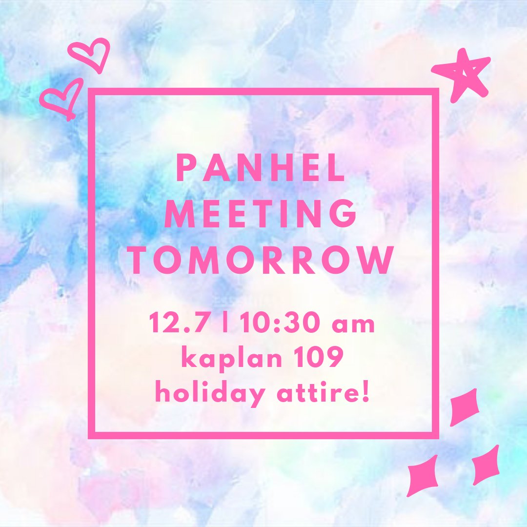 Tomorrow is our last meeting of the semester and it’s holiday themed!