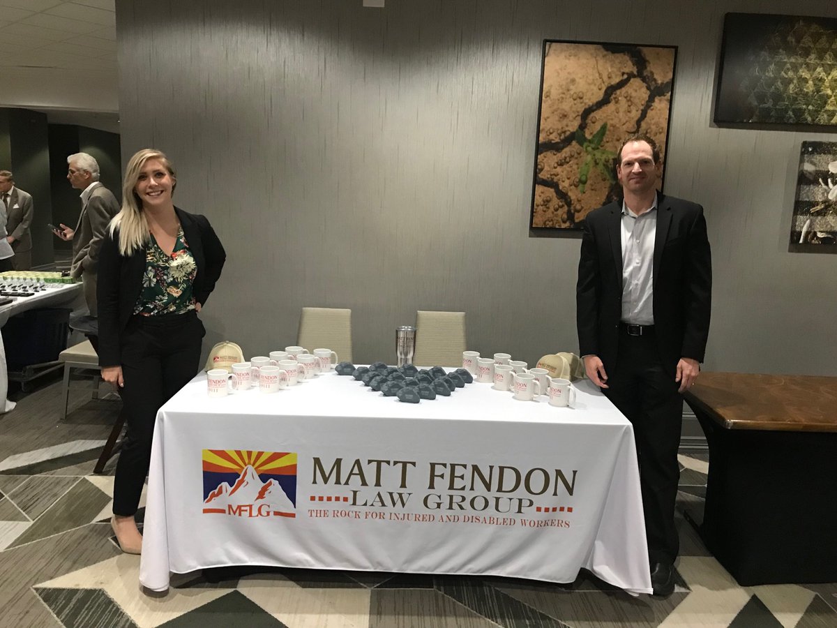 MFendonLawGroup's tweet photo. #MFLG enjoyed our time in #Tucson tonight co-sponsoring a great @AZStateBar event #rockofworkcomp https://t.co/AhH53czXxH