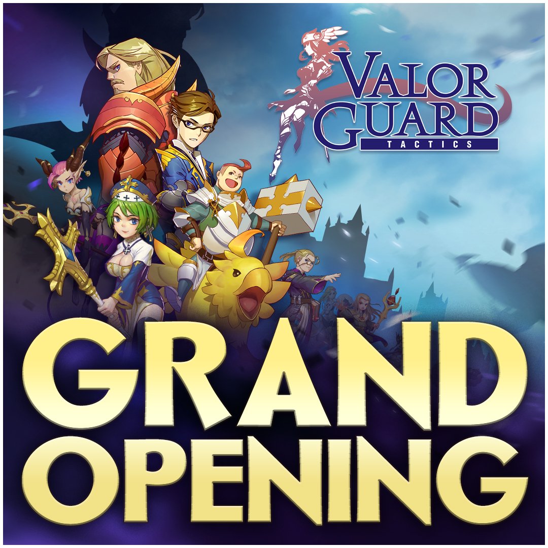 WarpPortal's tweet photo. The wait is over, we are live!  Download Valor Guard Tactics now for IOS or Android.
https://t.co/lYwT6ecAtM https://t.co/XL7Xhd1hmi