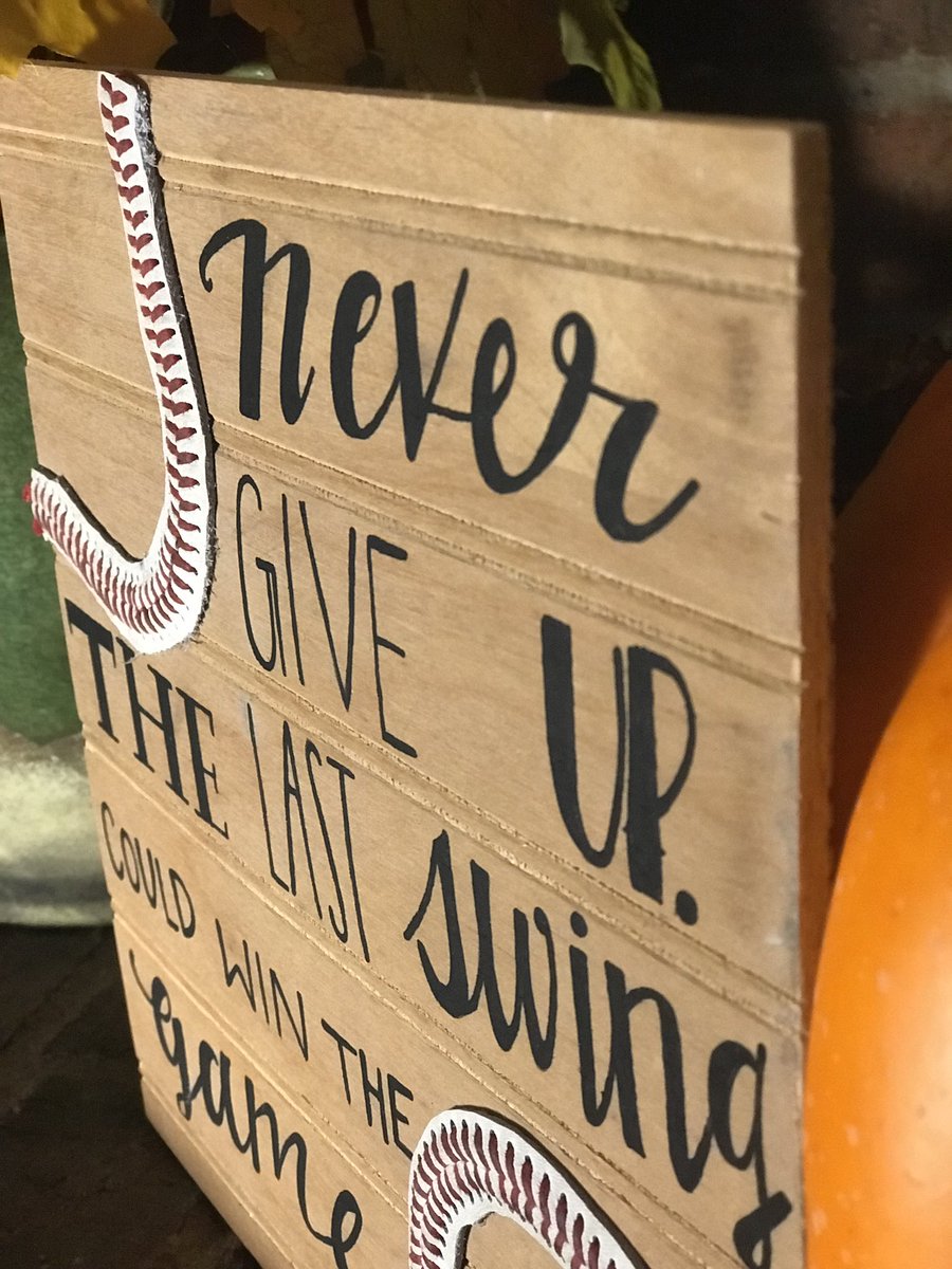 PaintsType1's tweet image. Never give up ⚾️ 
$20