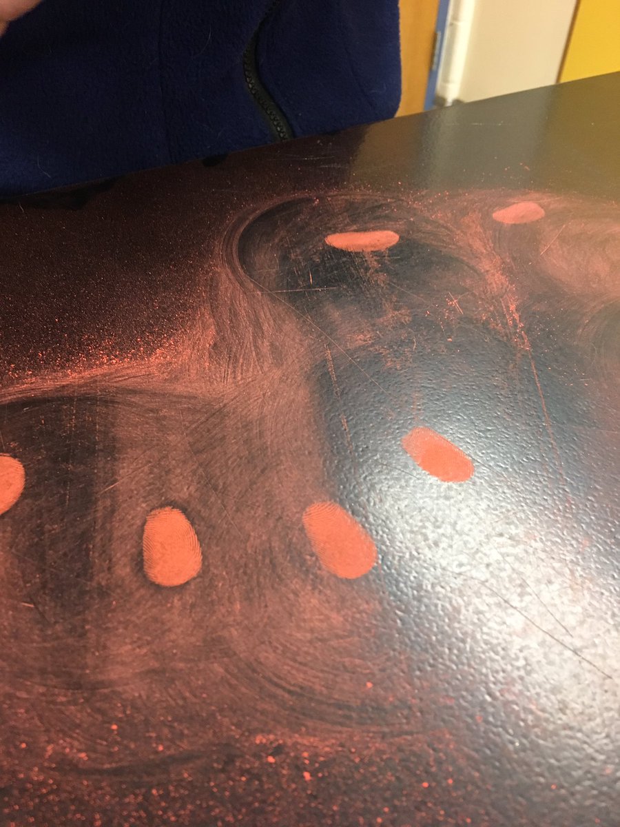 Heather_S_B's tweet photo. Forensics I students demonstrating their mastery of fingerprinting @jsrhs03281 https://t.co/glHEochR5A