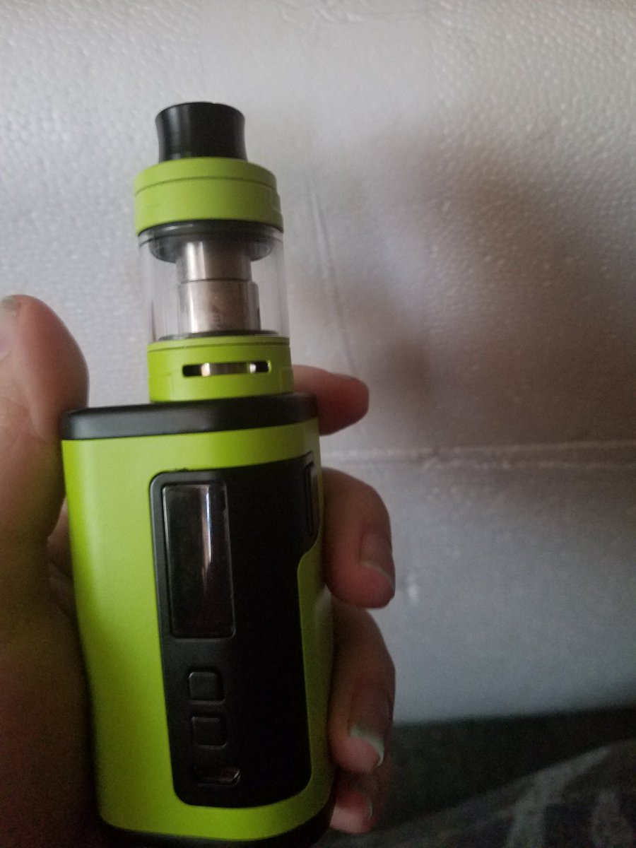 unstabledreamz's tweet photo. Loving this new mod. Might have to get another
#vape #vaping #ejuice #vapecomunity #vapeclouds #vapetricks #keepcalmandvapeon #vapemods #vaper4life #vapelife #isticktria #tpriv3 #cloudbeastking #freshcoil #burntcoil #300wattmods #newmods https://t.co/wFXhVo9KZ0