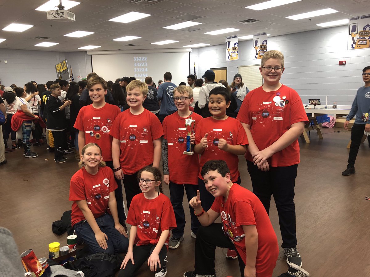 CCatabots's tweet photo. Catabot 1 is happy to be heading to State!! Our trophy is for robot design. #FLL https://t.co/fRlyJLYKEG