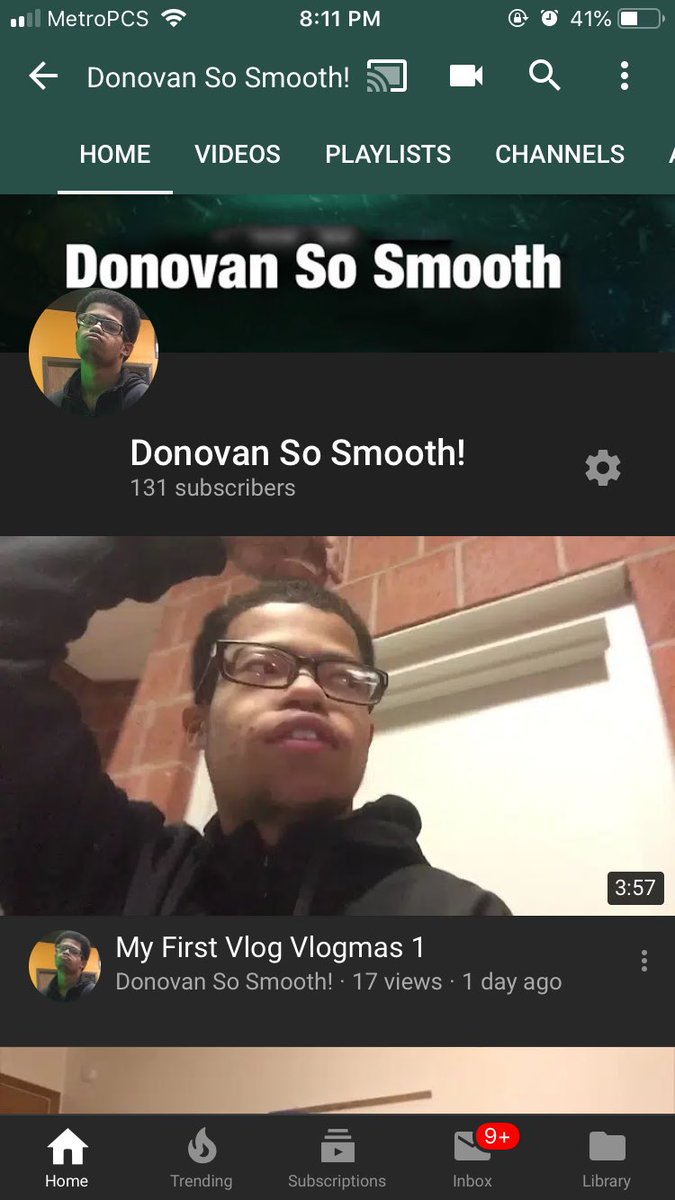 SosmoothDonovan's tweet photo. Subscribe to my channel I do vlogs reactions and lost more https://t.co/ng7rZ5opQ0