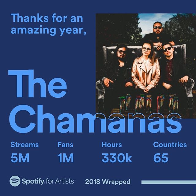 Así vamos concluyendo este 2018. Muy agradecidos con todos ustedes. 🙌🏽 #spotify ift.tt/2UoxPfC