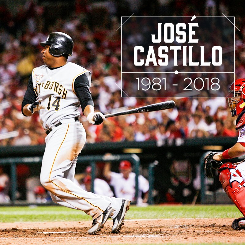 MLB's tweet image. We are saddened by the tragic news that Luis Valbuena and former major leaguer José Castillo have died in a car accident.