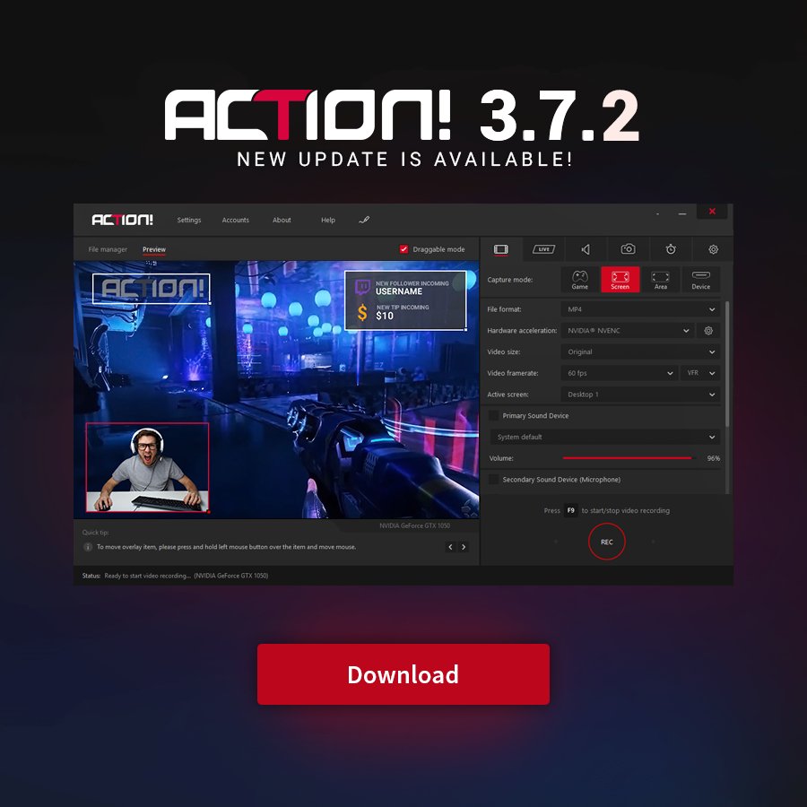 Action gameplay recording and streaming. Mirillis action! отзывы. рекорд стрим. ахуху action! - gameplay recording and streaming. best of streaming.