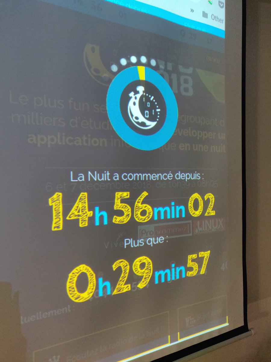 sylvain_techene's tweet image. #nuitinfo #campusgrenoble #codingstones plus que 30 minutes !!