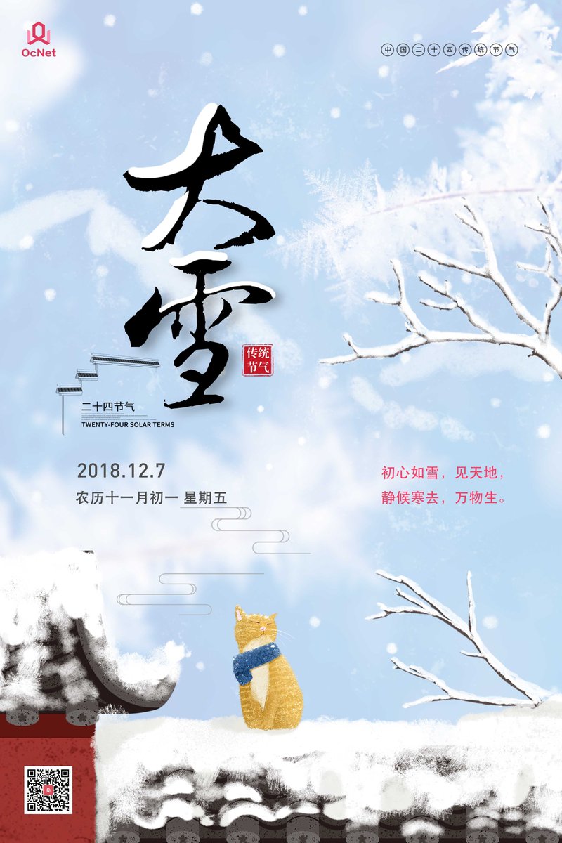 Major Snow #大雪 is here!❄️❄️❄️❄️❄️
Keep Warm, Stay Calm.
Let's stick together when the market goes down.
#OcNet
#bitcoin 
#Ethereum