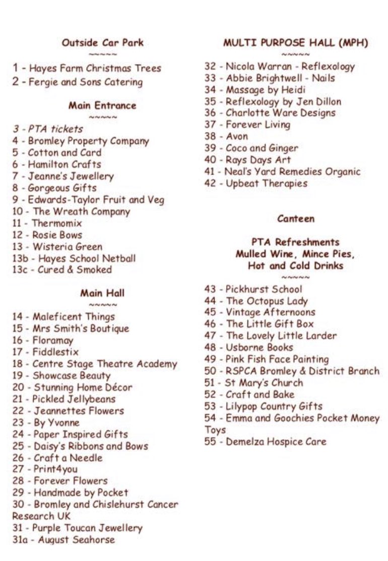 We’re really excited about the Christmas Market 🎄 🛍 at <a href="/HayesSecondary/">Hayes School</a> tomorrow. Please come along and support the school, the PTA and many local businesses. Hope to see lots of you there.