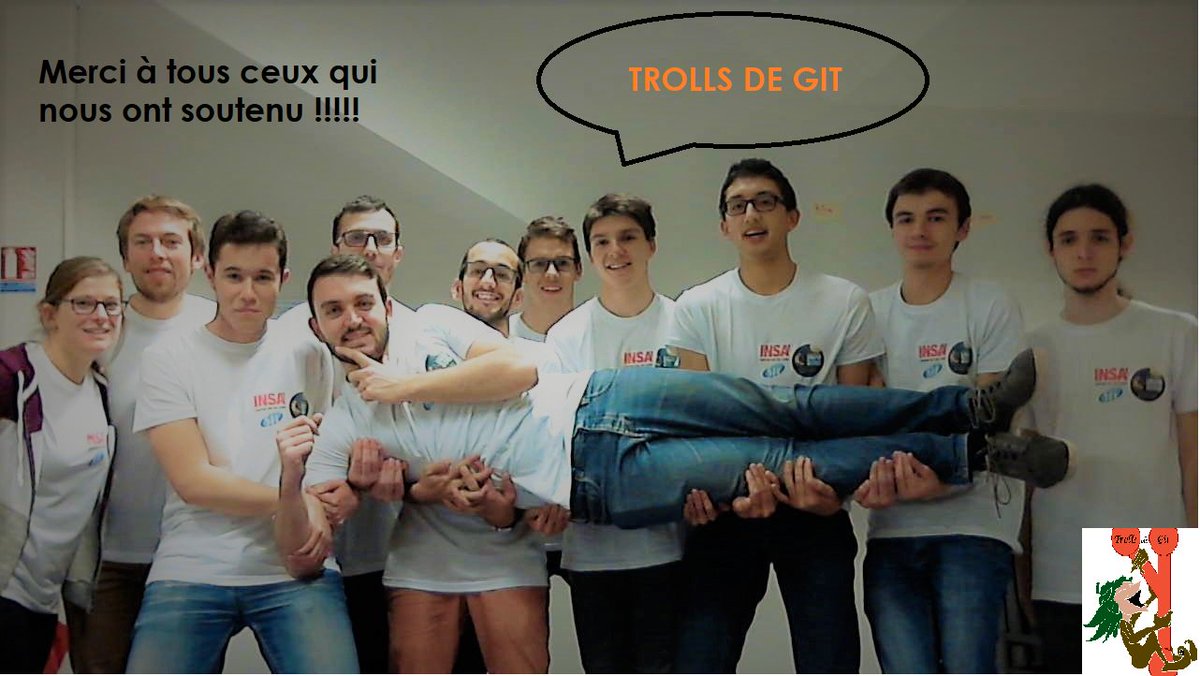 TrollsGit's tweet photo. Il est temps pour Trolls de Git de se retirer...Ce fût un plaisir de participer à cette soirée, merci à tous ! Bisous et bonne nuit 😴💤
#DefiJobOpp @JobOpportunIT_ #nuitinfo2018 #INSACVL https://t.co/Ld36je4F8w