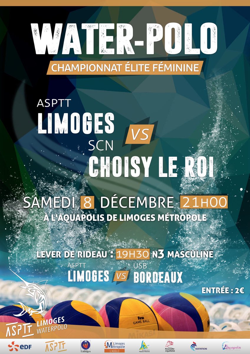 ASPTTLimogesWP's tweet photo. @lepopu_sports @FFNatation https://t.co/7NX4V7ckyM