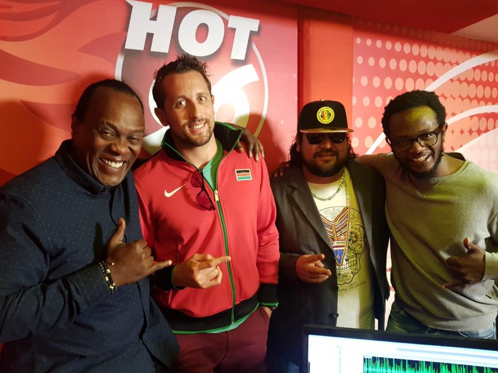 CanvasMediaKe's tweet photo. @Romanticodembow and @jasondunford live with @KoinangeJeff on @JeffandJalas96 #Mbaya https://t.co/X0hyB0DPcn