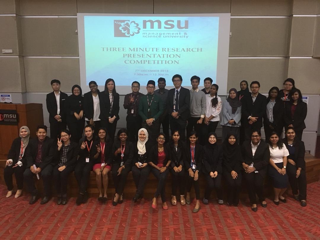 etly's tweet photo. Inculcating public speaking & sharing of ideas via “3 minute research competition” organised by @MSUmalaysia Biomedical Sc students. Well done all, especially to my 3 FYP students! Looking forward to #IMPACHS next week @MohdShukriYajid @LittleFinnger #fhlsmsu https://t.co/rEogMxQUw1