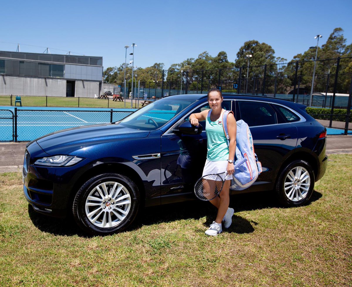 Ash Barty (@ashbar96) on Twitter photo 07/12/2018 06:52:02 Couldn’t be happier to be joining the @JaguarAUS family 🙌🏽 See you at the @hopmancup! #Jaguar #FPACE Couldn’t be happier to be joining the @JaguarAUS family 🙌🏽 See you at the @hopmancup! #Jaguar #FPACE