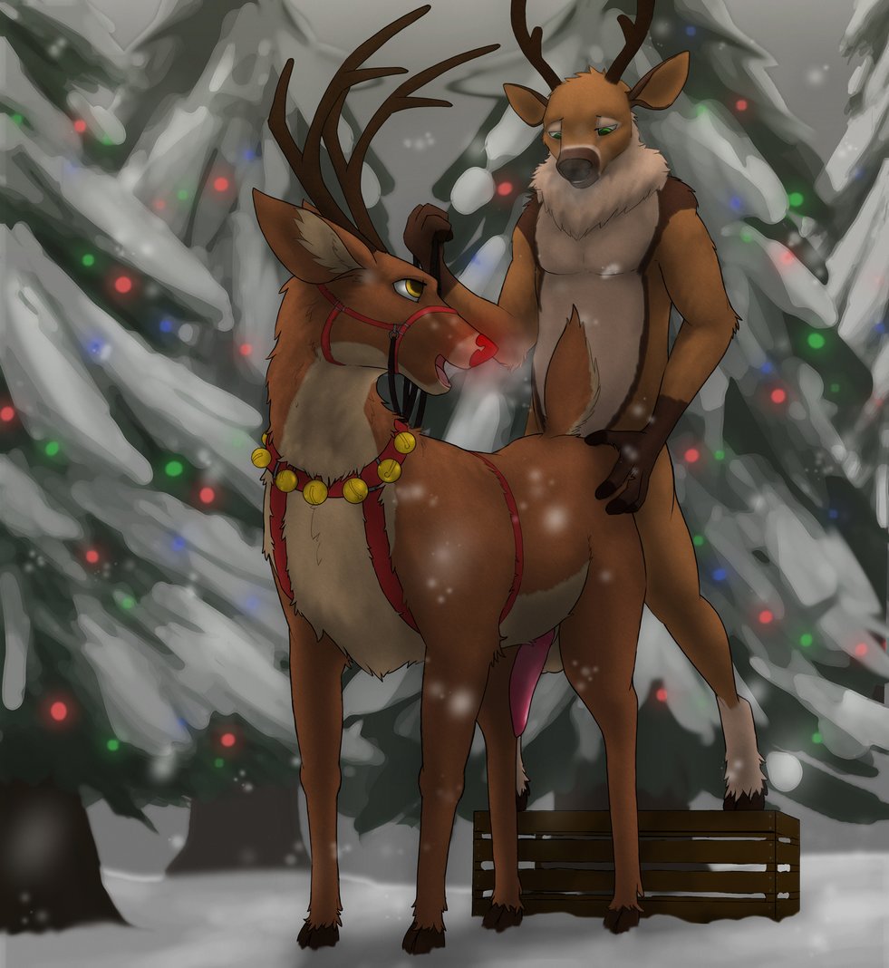 Girl reindeer sex — pic 10