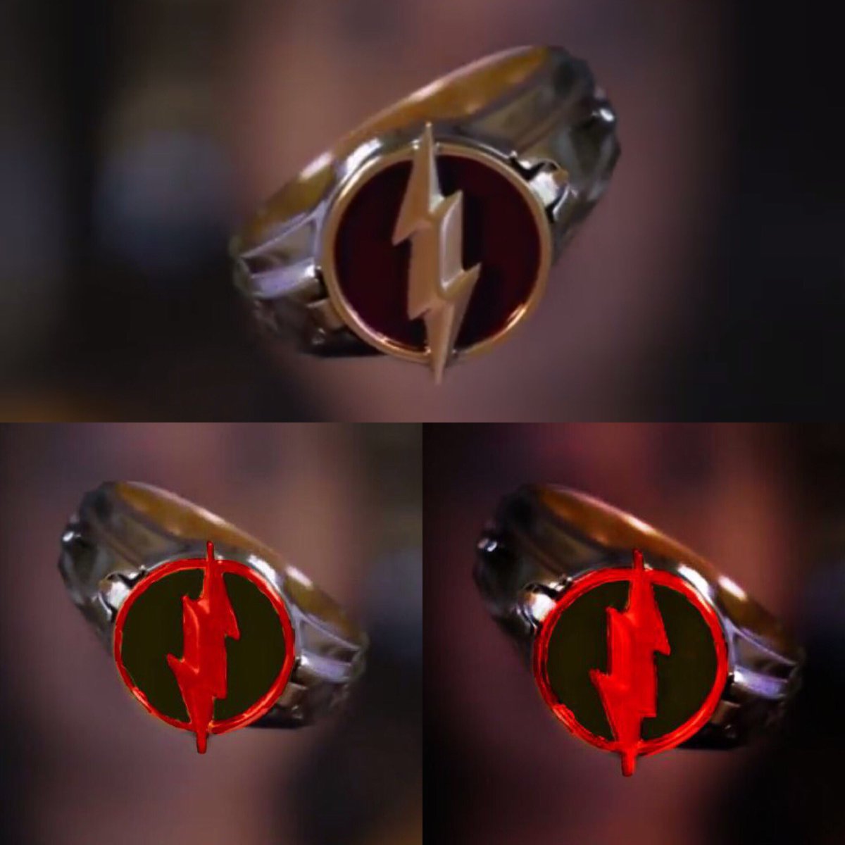 LIMSUP Men's Stainless Steel Reverse Flash Signet Ring for Men Biker  Thunder Bolt Rings Jewelry Black Size 7|Amazon.com