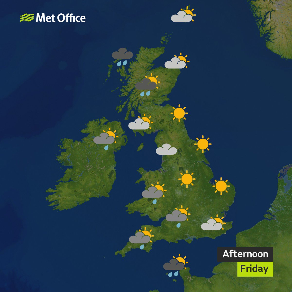 It's a wet 🌧️ and windy 🍃 morning for many, but we'll see some sunny ...