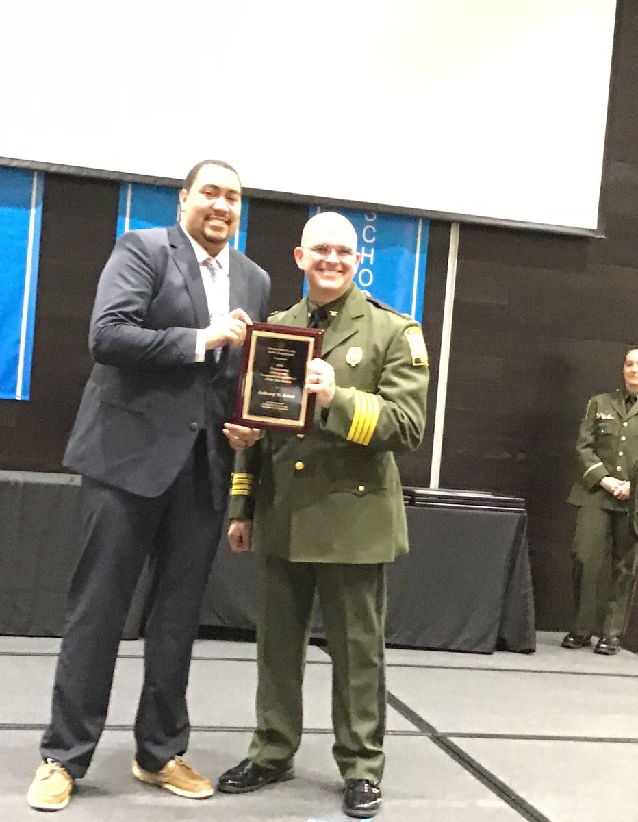 Congratulations to Dispatcher Aston for being named Employee of the Year! Keep up the good work and service to the community! <a href="/CCPDVa/">Chesterfield Police</a> #CCPDAWARDS