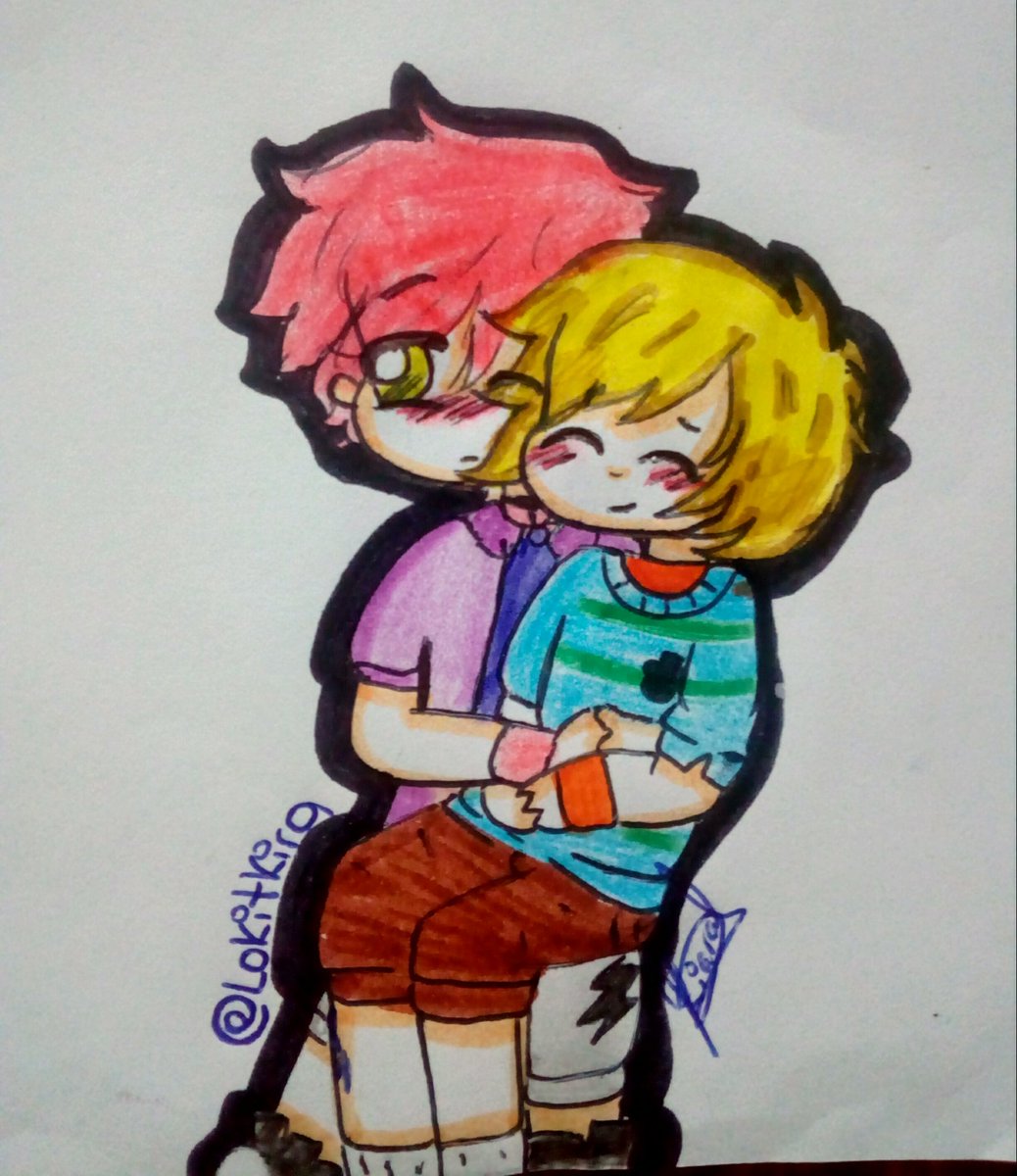 LokitKira's tweet photo. Hola de nuevo •w•

Este sera mi portada para el comic
"GOLXY"
De mi serie💛💘 https://t.co/lGxQBOrQQg
