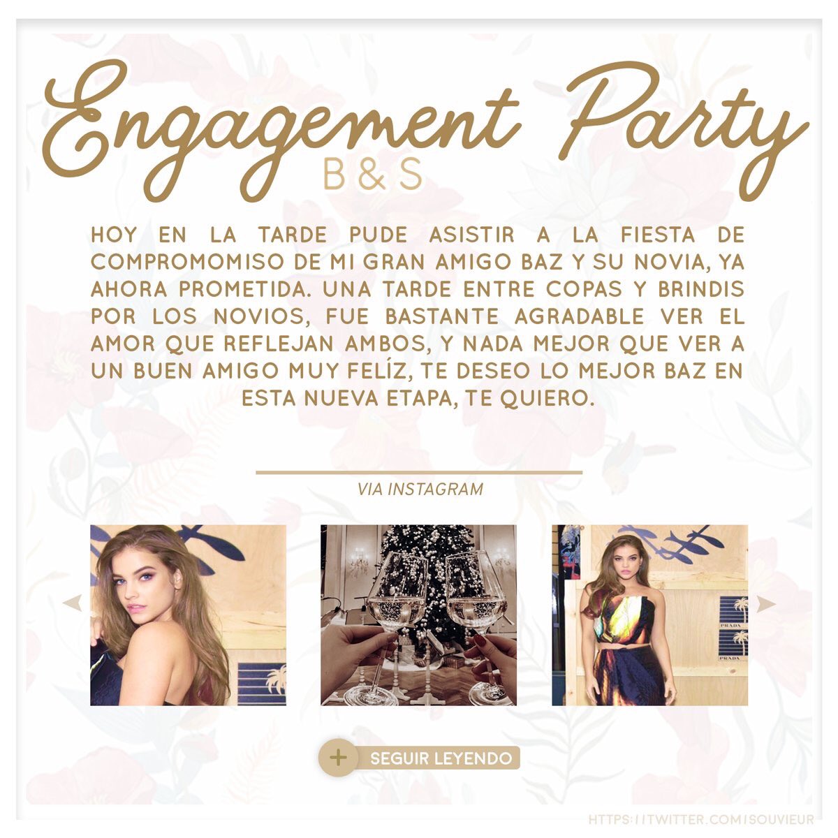 🌼 ┊ Engagement Party. {B&amp;S}