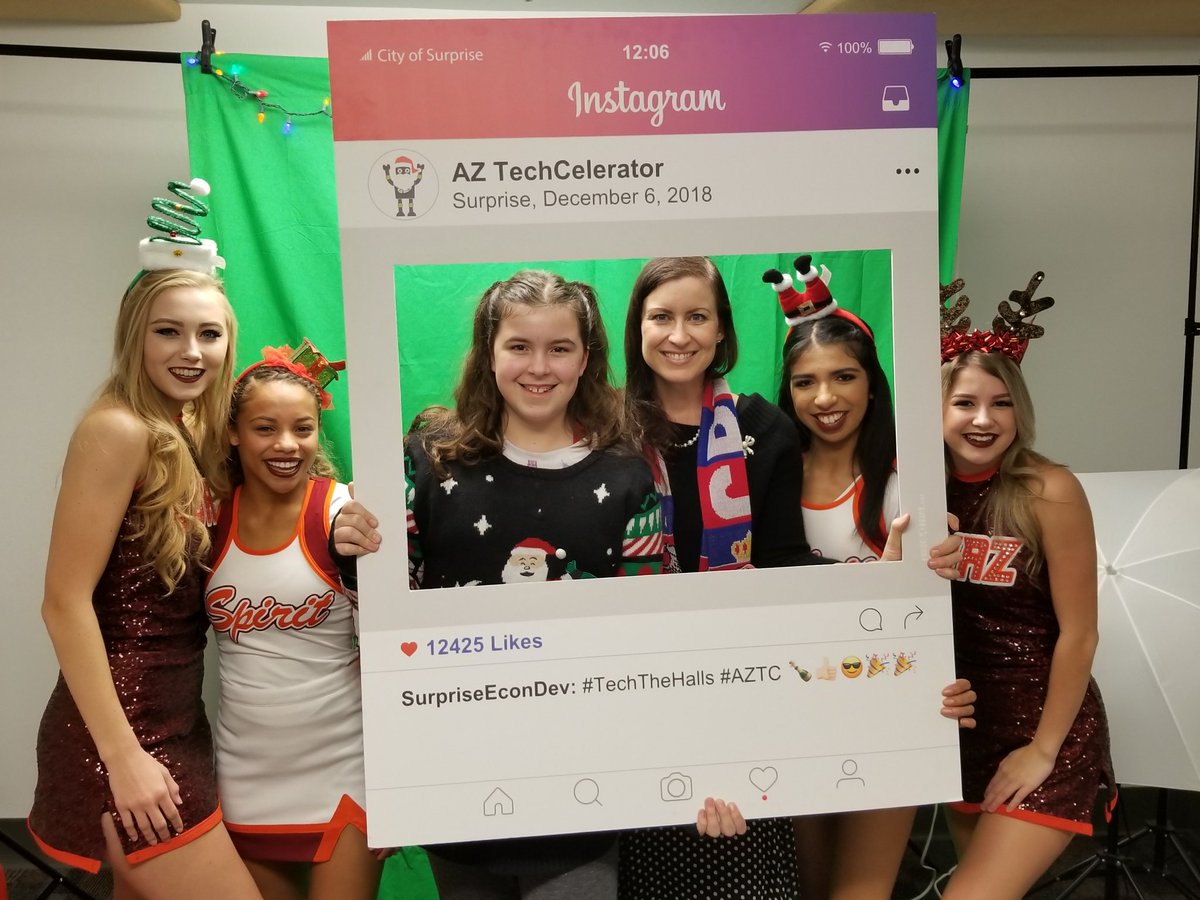 GOPACO2000's tweet image. Thanks @OUAZSpirit for bringing the spirit and the cheer to Tech The Halls @AZTechCelerator #techspirit