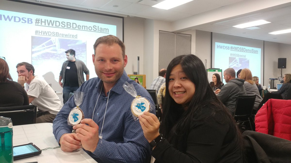 LearnwithMsLo's tweet photo. Thank you @HWDSB21CL for such an informative & fired-up day. Looking forward to networking and reconnecting in 2019!! #HWDSBRewired #hwdsbdemoslam #keepitcurrent #KnowledgeIsPower https://t.co/jbNduwpQ7v