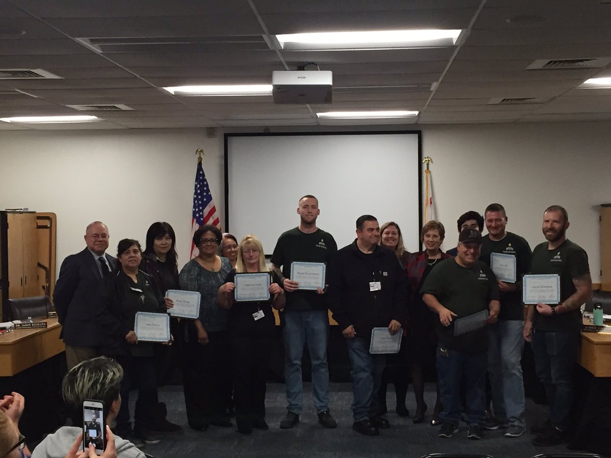 CVHS Custodial and Maintenance Teams recognized for being awesome!