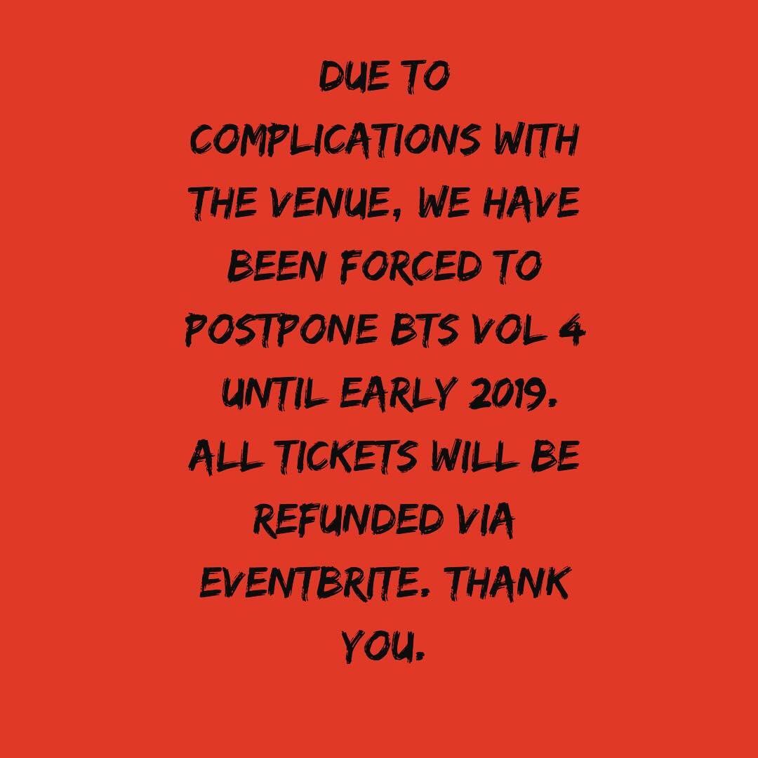 We apologize for the inconvenience. BTS will be back in the new year 🔊