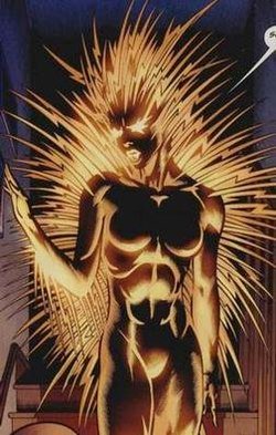 Jennifer Pierce aka LightningAbilities: Electrokinesis. Can manipulate electricity and can turn herself into being of pure lighting. She can also fly