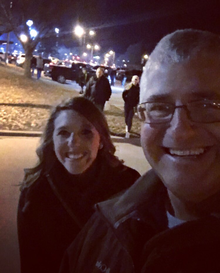bensonelizab's tweet photo. We may have been 15 minutes late to the game and I may have “accidentally” cheered for ISU a few times, BUT Iowa came out on top and I got a hotdog. WIN. #firsttweetintwoyears #GoHawks https://t.co/E9VV9DYlH5