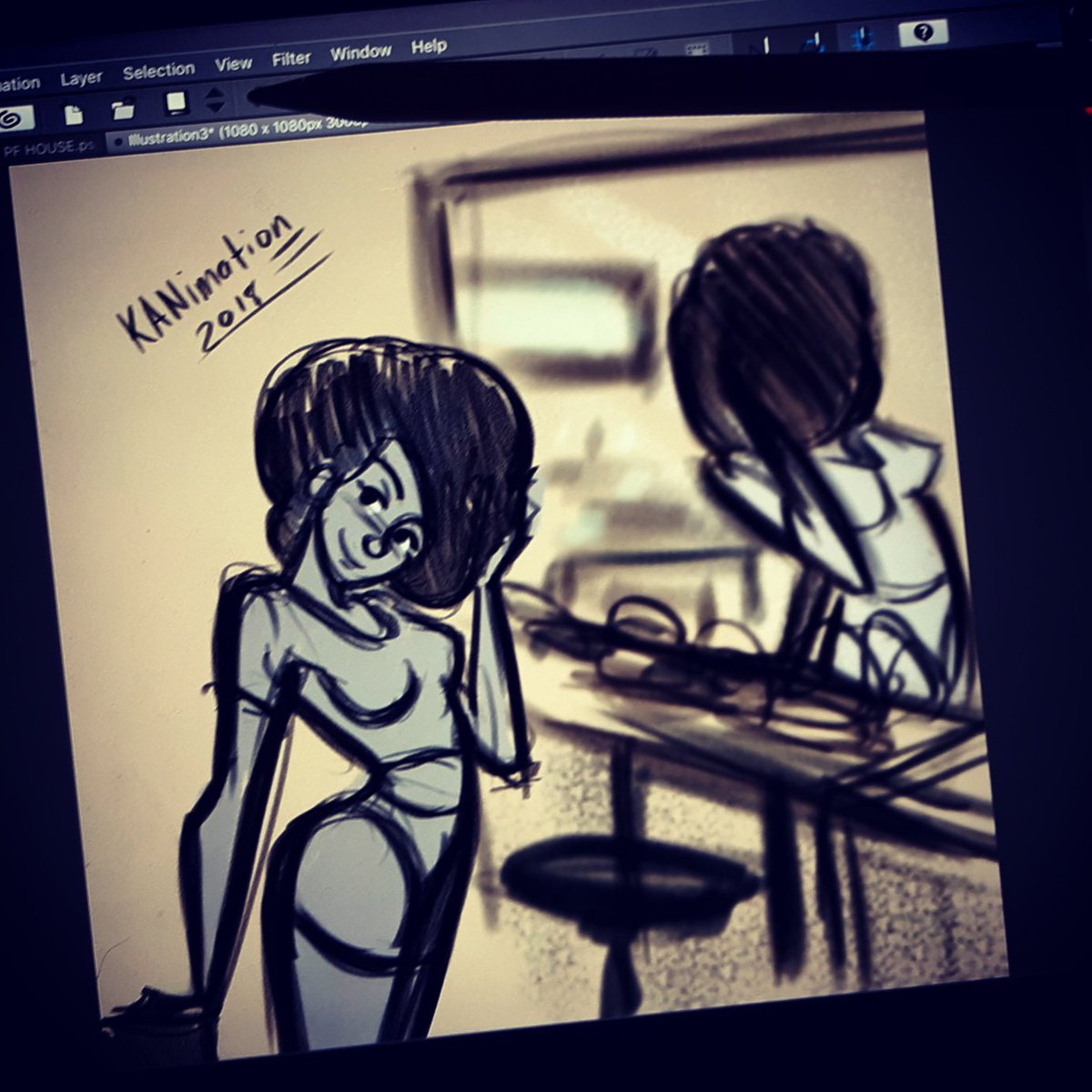 Kanimations's tweet photo. Quick #scibble in #Clipstudiopaint off the #Ipadpro #illustration #illustration #art #artwork #characterdesign #art #drawing  #sketching #sketch #digitalart #digitalillustration 

IG: https://t.co/xVeyfvHnXU 
FB: https://t.co/5MLO5zX8T7 https://t.co/ZjAVcvvWYI