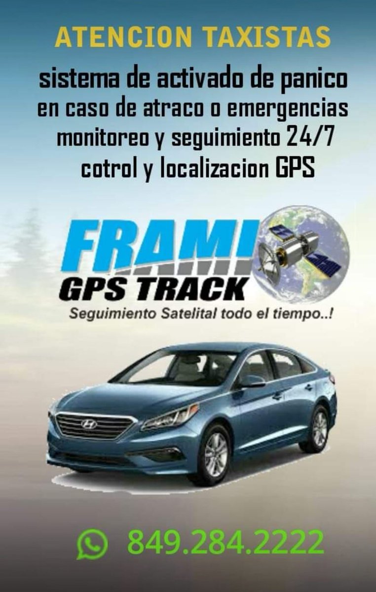 framigps's tweet image. SISTEMA ANTI - ATRACO
whatsapp: 849.284.2222