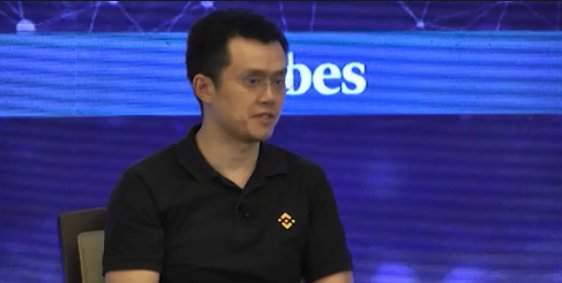ForbesCrypto's tweet photo. Binance CEO @cz_binance explains live for the first time #Binancechain and why he thinks currency is still cryptocurrency's killer app:  https://t.co/GAskRCnRTQ w/ @pamambler via @ForbesAsia #ForbesBlockchain https://t.co/QSst7CukT7