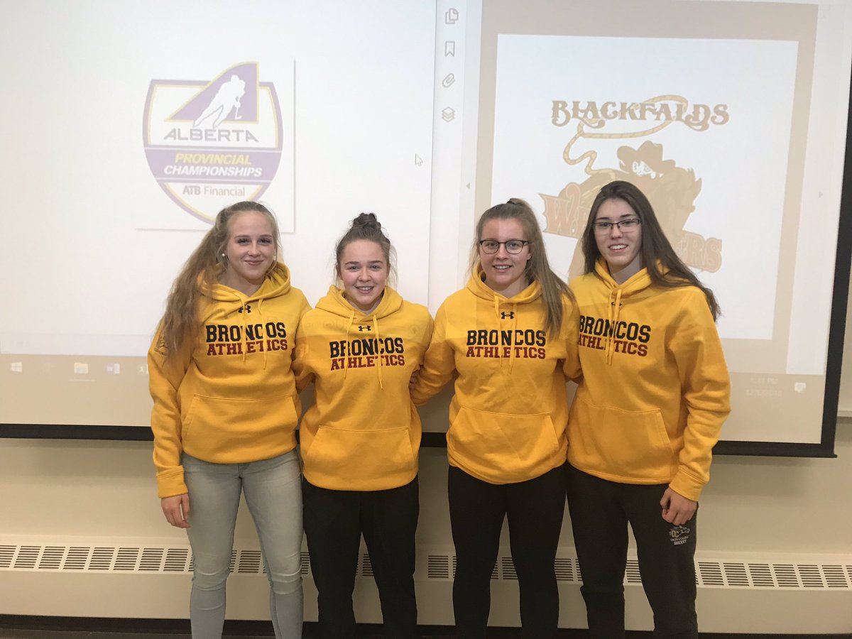 Great working with these <a href="/OldsCollege/">Olds College of Agriculture & Technology</a> <a href="/OldsBroncos/">Olds College Broncos</a>  students this term, they partnered with <a href="/WranglersHockey/">Sylvan Lake Wranglers</a> and submitted a successful proposal for the 2020 Junior B Provincial Championships to be hosted in Blackfalds! <a href="/werstrohbailee/">bailee werstroh</a> <a href="/kali_cummings/">Kal</a> <a href="/Jpetts12/">Jordan Pettman</a> <a href="/taeya_nicol/">Taeya Nicol</a>