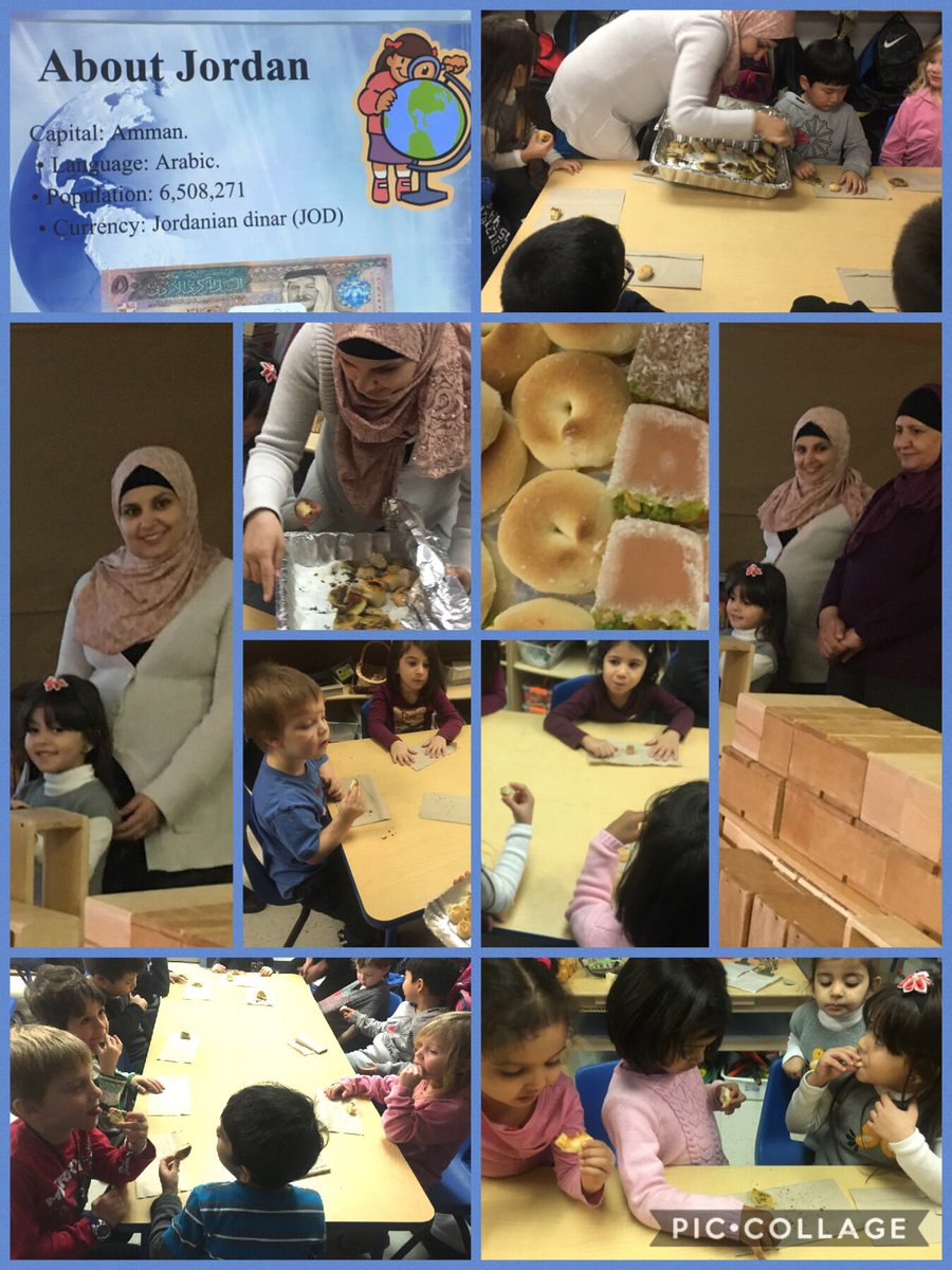 FDKBuchan_LDSB's tweet photo. #Kindergarten @Centennial_LDSB exploring &amp; learning about Jordan from Raneem and her Mom, Sister, and visiting Grandma. Thank you for sharing your country, culture, and delicious homemade savoury &amp; sweet treats! #Community https://t.co/VjHGHEQe4P