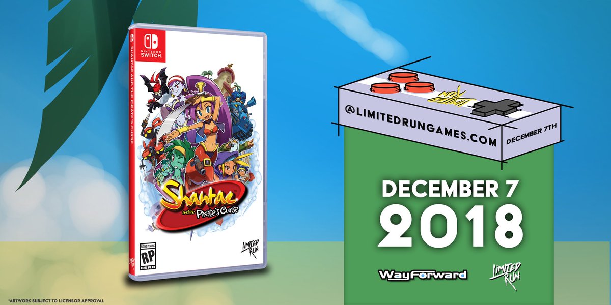 shantae and the pirate's curse switch physical