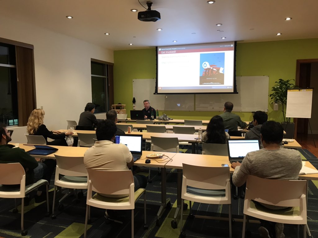 XingHL's tweet photo. Thank you @mike_i_reynolds for the great presentation at Sacramento Sitecore User Group meetup today 🙏😊 @Sitecore https://t.co/q4XHsDRlVG