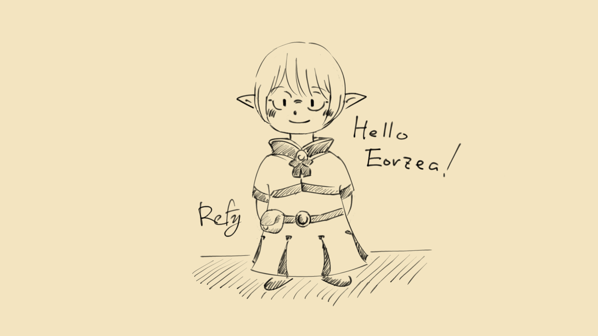 レフィ Auf Twitter クポの実でころっと懐柔されちゃうクポ Ff14 Ff14aw Ff14イラスト Ffxiv Moogle モーグリ