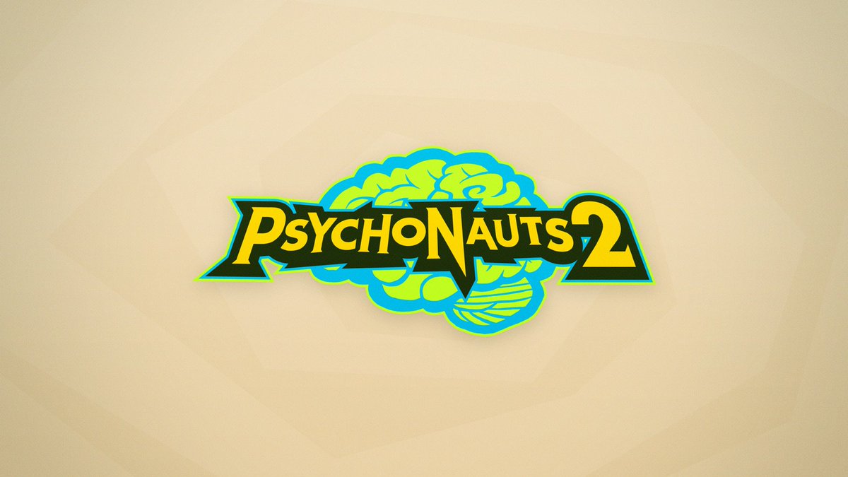 CorySchmitz's tweet image. Logo for Psychonauts 2!! Woop!! @DoubleFine