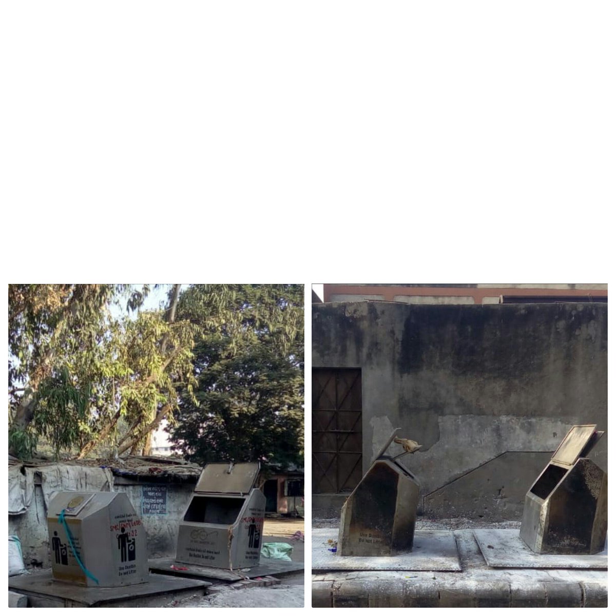 Underground dustbin for Garbage disposal disposal, Umarwada, SEZ, SMC: <a href="/MoHUA_India/">Ministry of Housing and Urban Affairs</a>, @mgsmgujarat, <a href="/swachhsurat/">Swachh Surat</a> <a href="/SwachhBharatGov/">Swachh Bharat Urban</a>