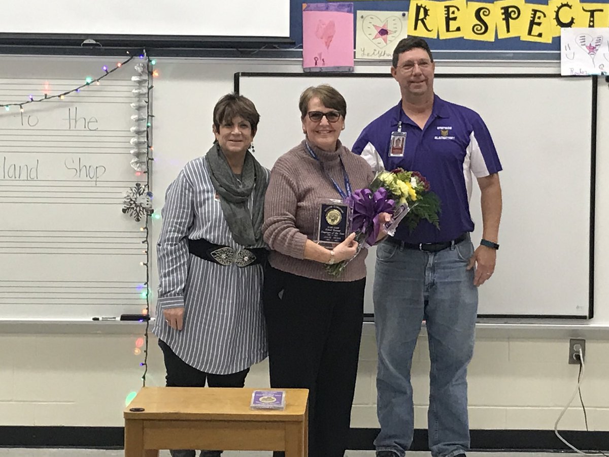 Congratulations to Julie Irish Eastside Elementary SREOY.