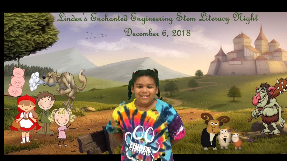 bucksortn's tweet photo. Just love all the fun #GreenScreen smiles at Linden’s #EnchantedEngineering event #FairytaleSTEM Truly a #Knight2Remember @ORSchools @LindenLion https://t.co/vvq6PgE0Kl